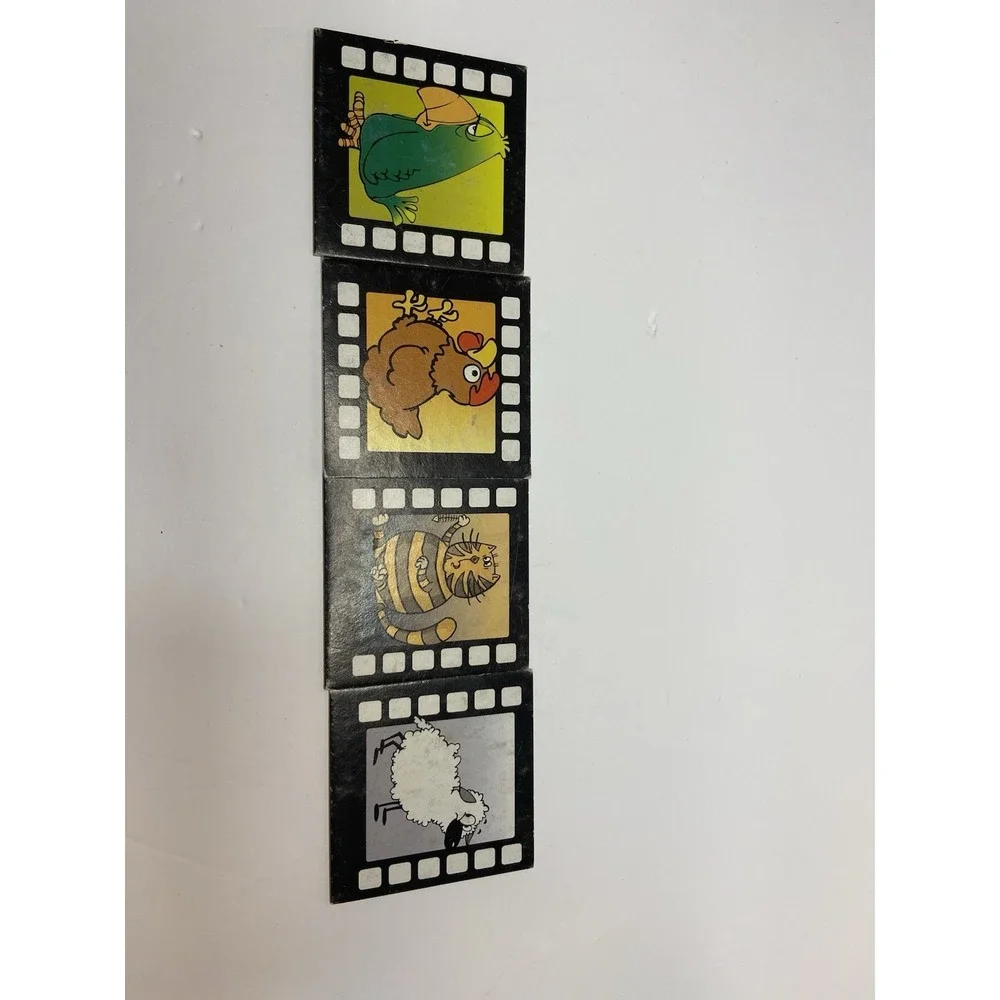 Cardinal Memory Match Game Kids Ages‎ 3-7 Animal Film Strip Theme in Metal Tin
